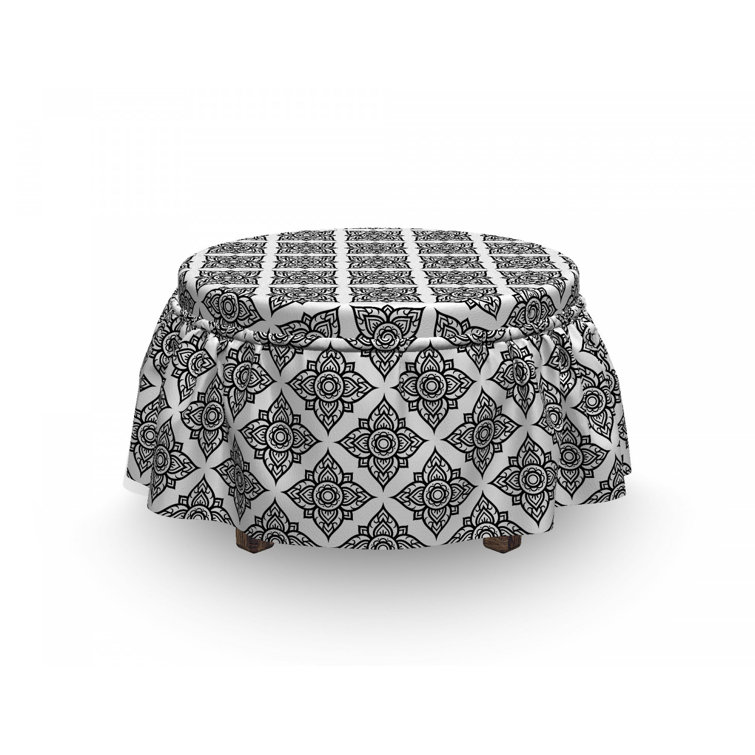 Bless international Ottoman Slipcover Wayfair